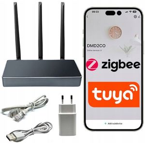 Zigbee 3.0 Gateway Tuya Wi-F/LAN RJ45 - 3 Antennes