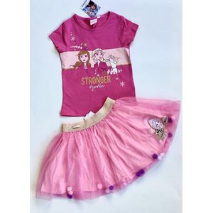 Disney Frozen Rok - Tule - Roze - Moze - maat 122/128 (8 jaar)