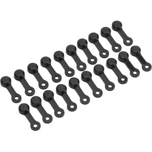 Remaccessoires - 20 stuks Zerk fitting dop - Remventielschroefdoppen - Siliconenvet doppen (Zwart)