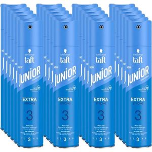 Junior Haarspray - Extra Strong - Voordeelverpakking 24 x 250 ml