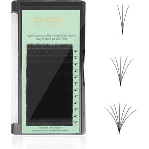 Mix van Premade Volume Wimper Extensions zonder Merk - D Curl 0.05 (8-15 mm)