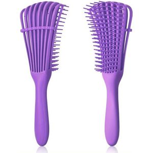 Jumada's - Anti-Klit Haarborstel - Haarborstel - Stylingborstel - Paars