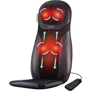Shiatsu Rugmassageapparaat met Verwarming en Vibratiemodi