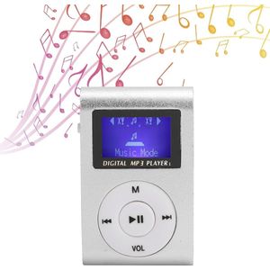 Vitdipy - MP3-Speler - MP3-muziekspeler - 3 afspeelmodi - SD kaart wordt niet meegeleverd - Zilver