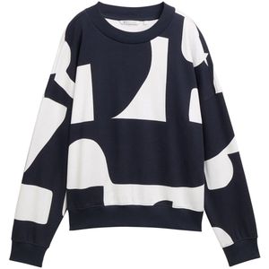 Tom Tailor Denim - Sweatshirt - Navy - Met Print All-over