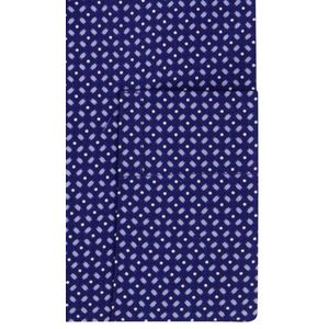 Eterna overhemd korte mouw donkerblauw