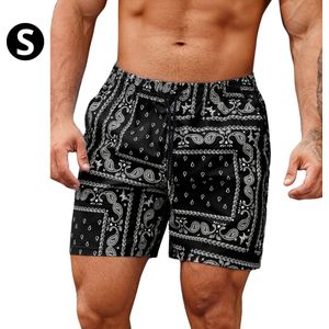 Livano Zwembroek Heren - Zwem Broek Mannen - Badkleding - Zwemmen - Lichtgewicht Swim Shorts - Zomerbroek - Met Zakken - Zwart - Maat S