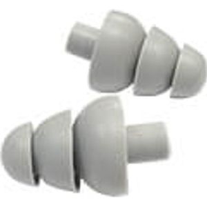 Etymotic ER38-18A – 3-Flens Oordoppen – Vervangtips - Langere stam – 10 eartips – Grijs