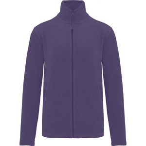 Kariban Microfleece met rits heren K911 - purple - M