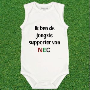 Rompertje jongste supporter van NEC