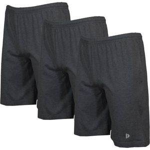 3-Pack Donnay - Ess. joggingshort (Roy) - Sportshort - Charcoal marl (037) - maat M