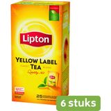 Thee lipton yellow label 1.5gr - 6 stuks
