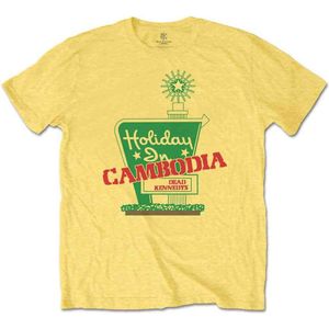 Dead Kennedys - Holiday In Cambodia Heren T-shirt - 2XL - Geel