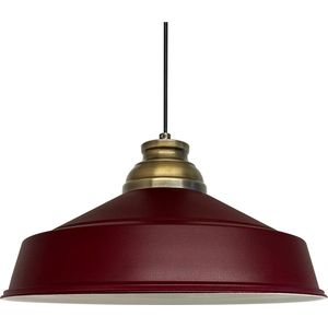 Bamyum Asletl Industriële Bordeaux Hanglamp Van Metaal