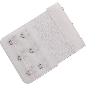 Scoby - 3 BH Verlengstukjes (3 Haaks) - Wit - Extenders voor Comfortabele Pasvorm - Bra Extenders for Adjustable Fit