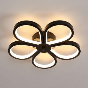 Goeco Plafondlamp - 30cm - Medium - LED - 30W - Vlinderbloemblaadjes Ontwerp Plafondlamp - Acryl - Warm Wit Licht - 3000K