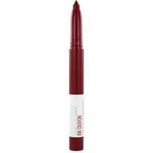Maybelline New York Make-up lippen Lippenstift Super Stay Ink Crayon Lipstick No. 55 Make It Happen