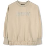 DKNY - D62393 - Sweatshirt - Beige - 14 Jaar Meisjes