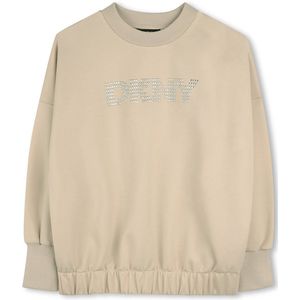 DKNY - D62393 - Sweatshirt - Beige - 14 Jaar Meisjes