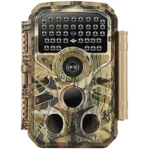 4K wildcamera met nachtzicht, 0,1 seconden activering en waterdicht (groen)