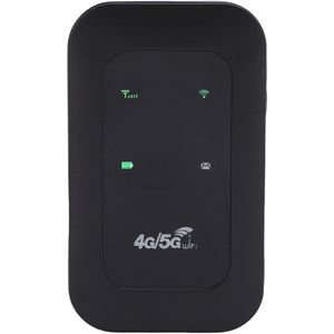 Mobile Hotspot 4G 5G Unlocked Portable Router 300Mbps High Speed WiFi, 3200MAh Long Lasting Battery for Travel Industry, Sim Card Slot LED Display, Connects 10 Devices