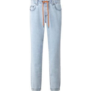 Jan Vanderstorm herren Jeans Met Elastische Band - 54 - lichtblauw