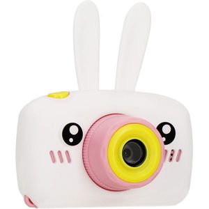 Springos Digitale Camera - Kindercamera - Kindvriendelijk - Konijn - Wit - 40MPX