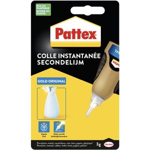 Secondelijm Pattex Gold original tube 3gram op blister | 12 stuks