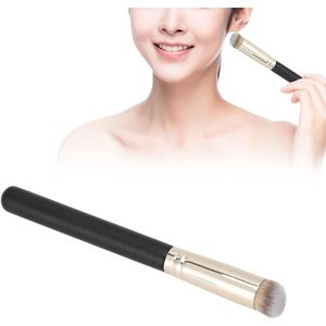 Allecto plus - Concealerpenseel voor Professionele Foundation en Contour - Kabuki met Draagbare Poederkwast - Geen Kwastsporen - Reisvriendelijk - Make-up Accessoire