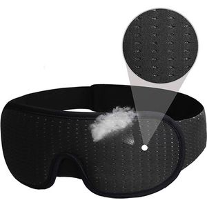 Rebela-Slaapmasker-100% Verduisterend-Oogmasker-Luxe Maskers-Traagschuim-3D-Zwart