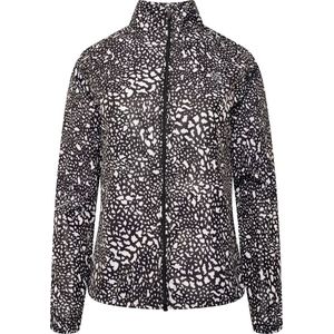 Dare 2B, Resilient II Hardloop Dames Windstopper, Zwart/Wit Motief, Maat 38