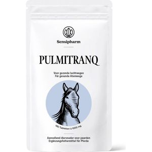Sensipharm Pulmitranq Paard - Longen & Luchtwegen Voedingssupplement COPD & Dampigheid - 180 Tabletten à 1000 mg