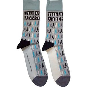 The Beatles - Abbey Road Colours Crossing Repeat Sokken - Grijs