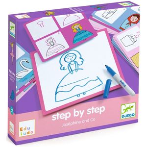 Djeco prinsessen leren tekenen stap voor stap