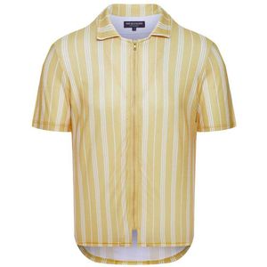 CafÉ Du Cycliste Claudine Korte Mouw Wielertrui Geel M Man,Vrouw