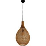 Hanglamp Rotan - Naturel - Rotan/teak