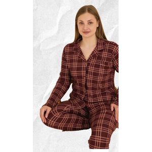 Dames Flanellen Pyjama Nelly / maat S/M