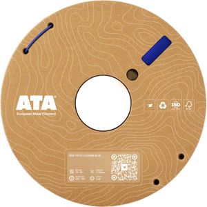 ATA® PETG 2.0 Dark Blue - PETG 3D Printer Filament - 1.75mm - 1 KG PETG Spool - Diameter Consistency Insights (DCI) - European Made Filament