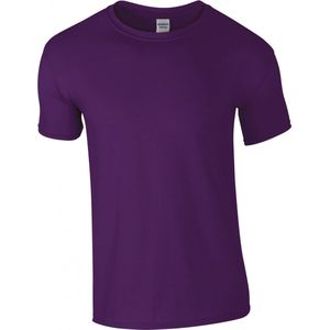 T-shirt Heren 4XL Gildan Ronde hals Korte mouw Purple 100% Katoen