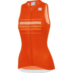 Sportful Fietsshirt Mouwloos voor Dames Rood - SF Diva W Sleeveless Jersey-Fire Red - XL