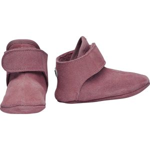 Lodger Leren babyschoentjes maat 19 - Walker Leather - Soepel Leer - Klittenbandsluiting - Perfecte Pasvorm - Roze - 12-15M - antislip