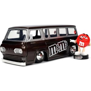 Jada Toys M&Ms Red 1965 Ford Econoline Van 1:24