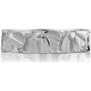 Schroefring in zilver ring voor architect cadeau 925 Zilver