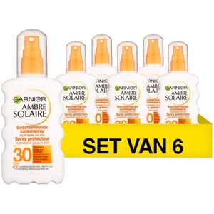 Ambre Solaire Zonnebrand – Spray Bronze SPF 30 200 ml (6 stuks)