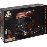 Italeri 3897 Scania R730 V8 Black Amber Vrachtwagen (bouwpakket) 1:24