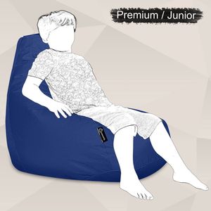 Casacomfy Zitzak Kind - Premium Junior - Blauw