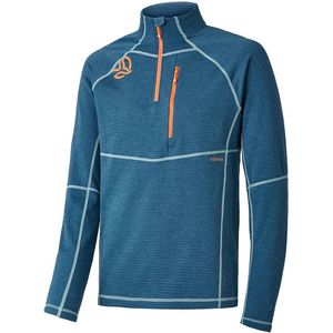 Ternua Momhill Fleece Met Halve Rits Blauw L Man