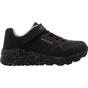 Skechers Uno Lite Rainbow Specks meisjes sneakers - Zwart - Extra comfort - Memory Foam - Maat 30