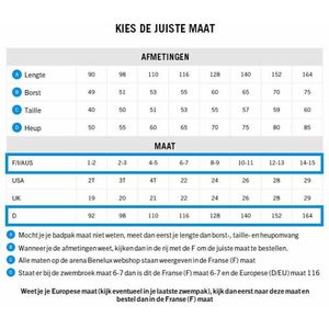 Arena Jongens Zwemjammer Candies Zwart/Blauw