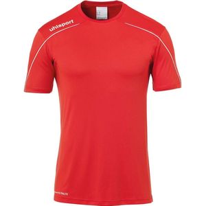 Uhlsport Stream 22 Shirt Korte Mouw Kinderen - Rood / Wit | Maat: 116